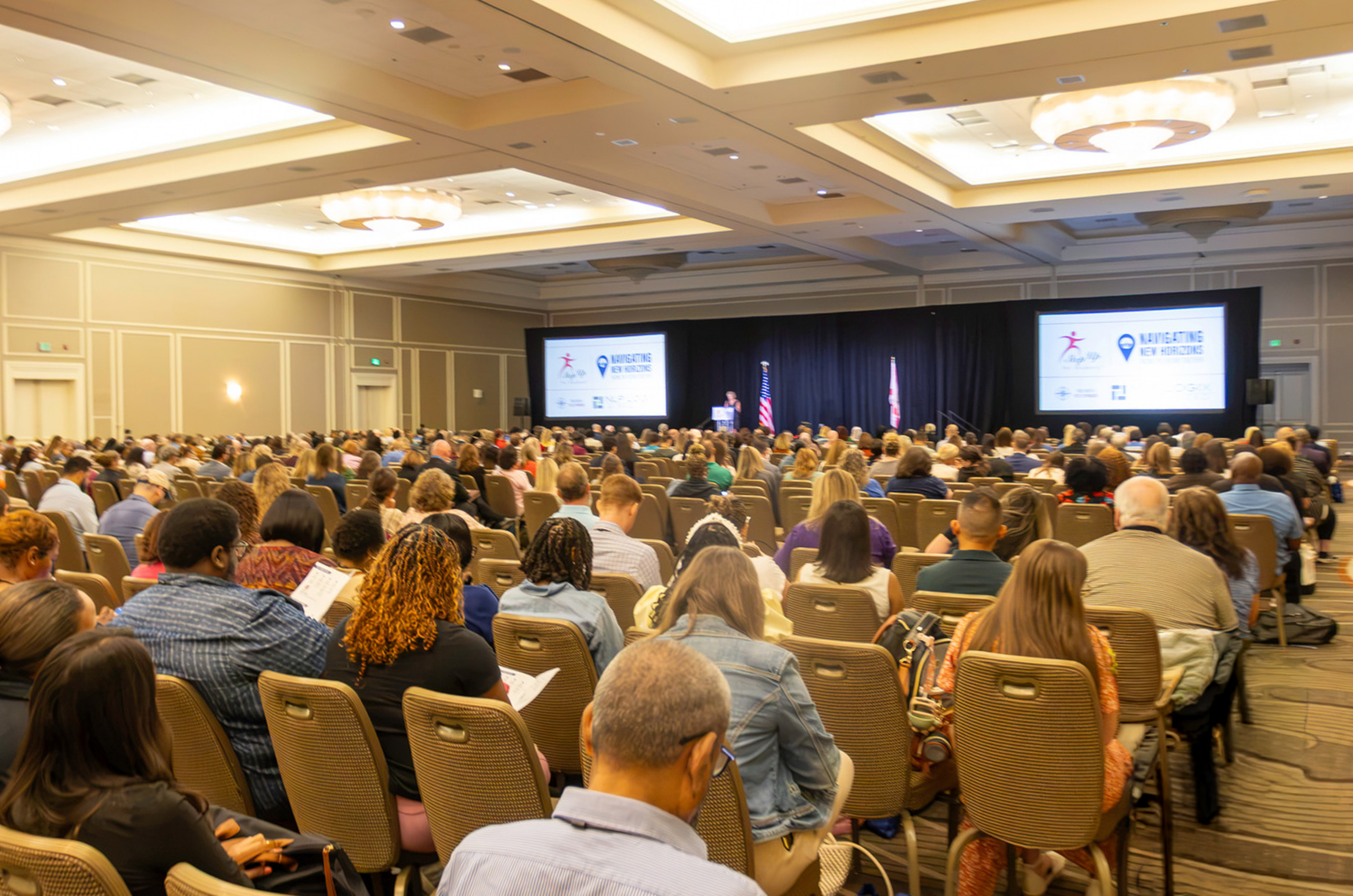 Conference attendees at general assembly